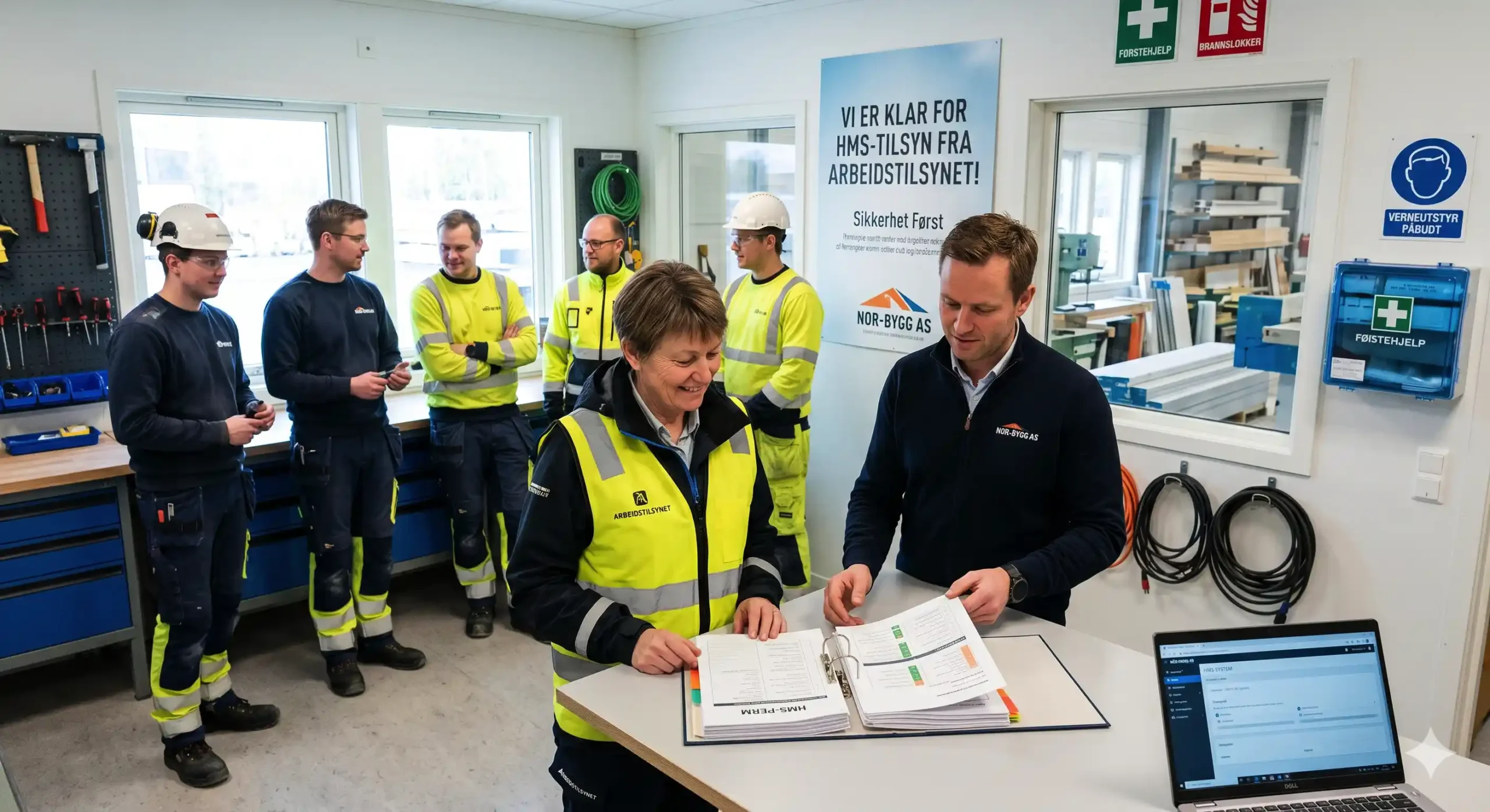 HMS-tilsyn fra Arbeidstilsynet – sjekkliste og modenhetsanalyse for norske virksomheter