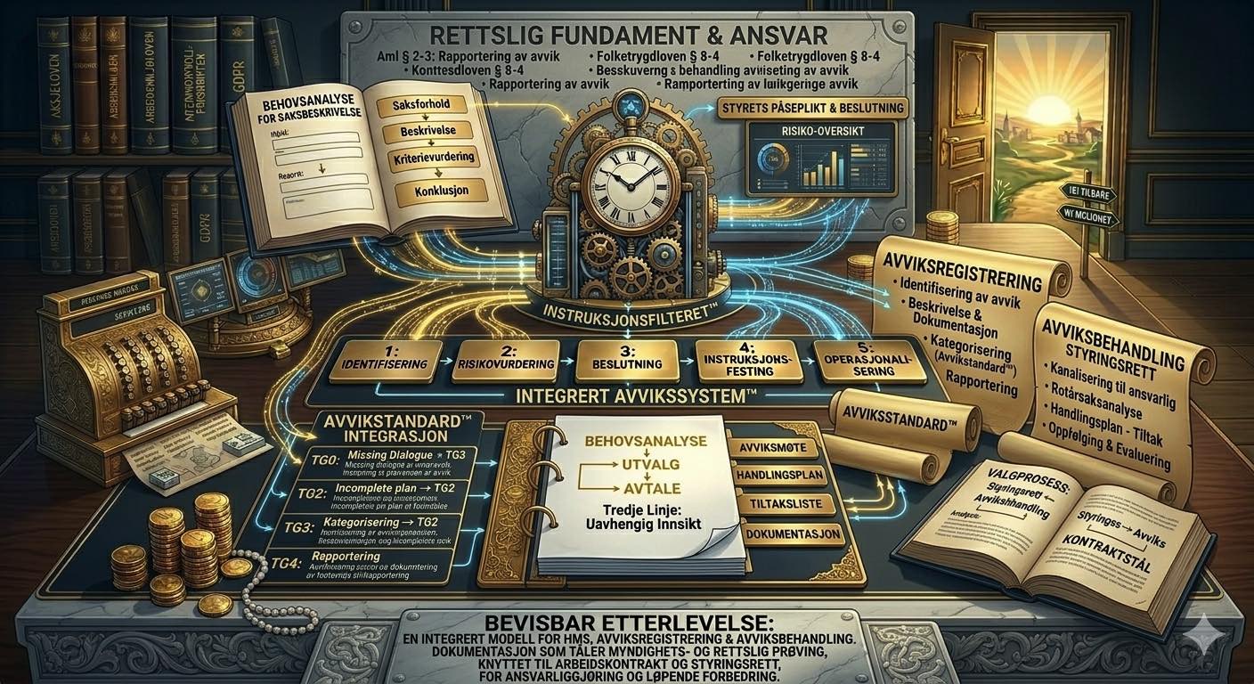 Avviks-Audit PRO – Registrering og Behandling, verktøy 2 av 3 i avviksløpet