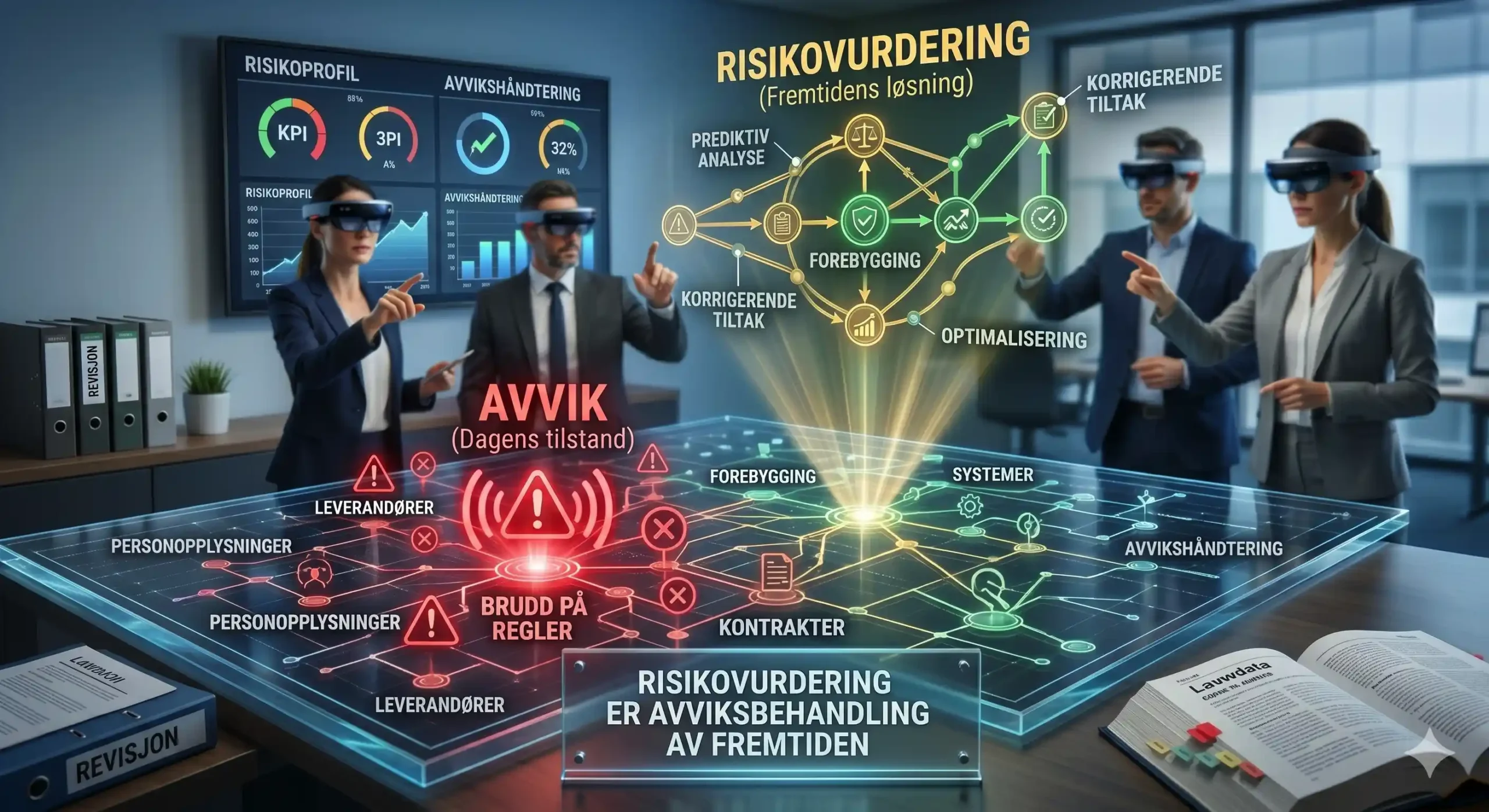 Hva er risikovurdering – avviksbehandling av fremtiden