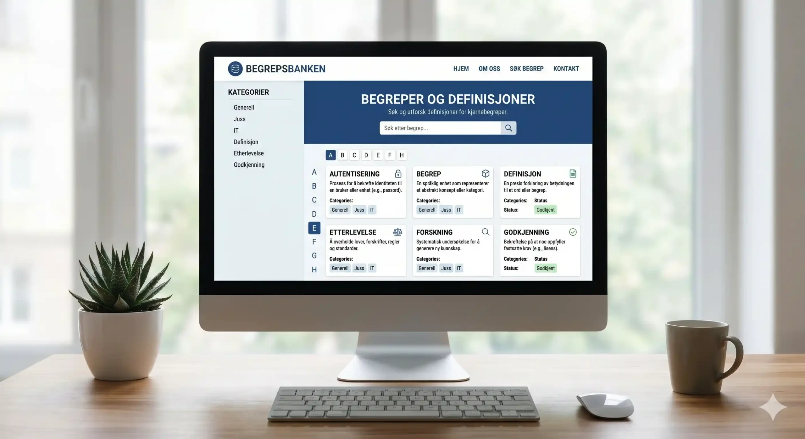 begreper og definisjoner tilknyttet virksomhetsstyrings- og internkontrollarbeidet