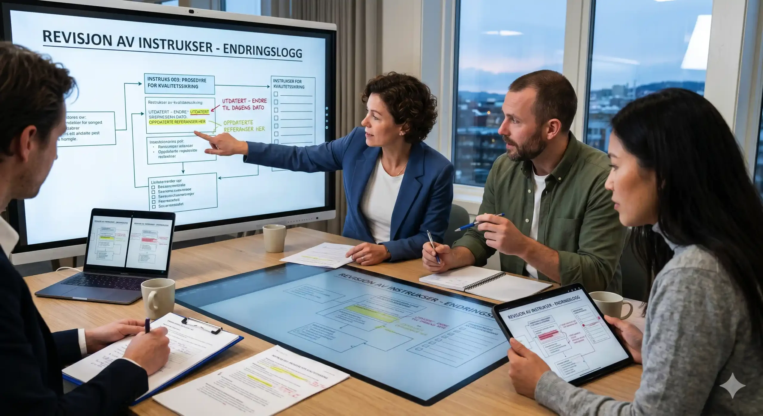 Revisjon av instrukser – start Instruks-Sjekken PRO