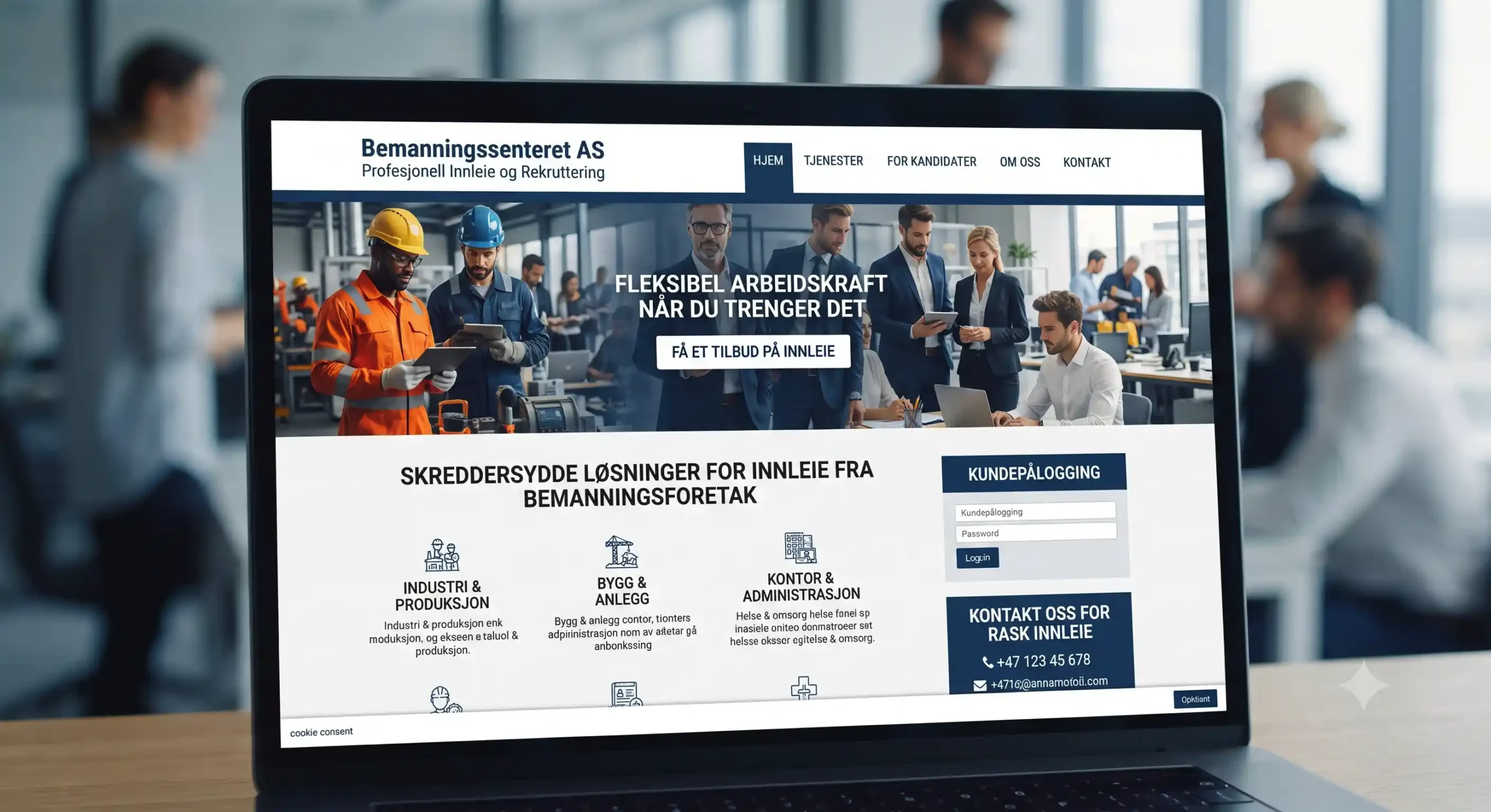 Innleie fra bemanningsforetak – kontroll av grunnlag og godkjenning